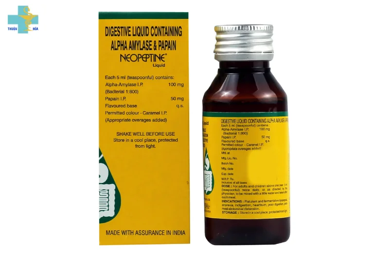 men tiêu hóa Neopeptine F Liquid